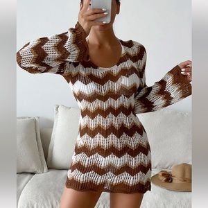 Chevron Cover Up Dress